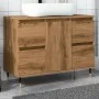 Mueble de baño madera de ingeniería roble artisan 80x33x60 cm de , Muebles de baño - Ref: Foro24-857233, Precio: 123,59 €, De...