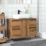 Mueble de baño madera de ingeniería roble artisan 80x33x60 cm de , Muebles de baño - Ref: Foro24-857233, Precio: 123,59 €, De...