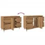 Mueble de baño madera de ingeniería roble artisan 80x33x60 cm de , Muebles de baño - Ref: Foro24-857233, Precio: 123,59 €, De...