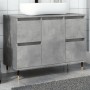 Mueble de baño madera de ingeniería gris hormigón 80x33x60 cm von , Badezimmermöbel - Ref: Foro24-857231, Preis: 94,05 €, Rab...
