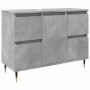 Mueble de baño madera de ingeniería gris hormigón 80x33x60 cm von , Badezimmermöbel - Ref: Foro24-857231, Preis: 94,05 €, Rab...