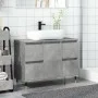 Mueble de baño madera de ingeniería gris hormigón 80x33x60 cm von , Badezimmermöbel - Ref: Foro24-857231, Preis: 92,78 €, Rab...