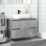 Mueble de baño madera de ingeniería gris hormigón 80x33x60 cm von , Badezimmermöbel - Ref: Foro24-857231, Preis: 94,05 €, Rab...