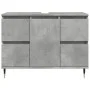 Mueble de baño madera de ingeniería gris hormigón 80x33x60 cm von , Badezimmermöbel - Ref: Foro24-857231, Preis: 92,78 €, Rab...