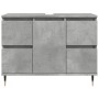 Mueble de baño madera de ingeniería gris hormigón 80x33x60 cm von , Badezimmermöbel - Ref: Foro24-857231, Preis: 94,05 €, Rab...