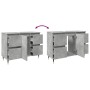 Mueble de baño madera de ingeniería gris hormigón 80x33x60 cm von , Badezimmermöbel - Ref: Foro24-857231, Preis: 94,05 €, Rab...