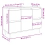 Mueble de baño madera de ingeniería gris hormigón 80x33x60 cm von , Badezimmermöbel - Ref: Foro24-857231, Preis: 94,05 €, Rab...