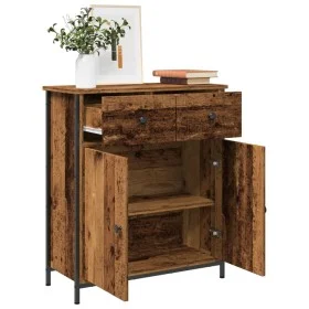 Aparador de madera de ingeniería madera envejecida 70x30x80 cm by , Sideboards - Ref: Foro24-857470, Price: 86,96 €, Discount: %