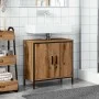 Armario lavabo baño madera ingeniería roble artisan 60x30x60 cm de , Tocadores de baño - Ref: Foro24-857699, Precio: 64,80 €,...