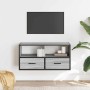 Mueble TV madera ingeniería y metal roble ahumado 80x31x39,5 cm von , TV-Möbel - Ref: Foro24-848922, Preis: 62,88 €, Rabatt: %