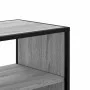 Mueble TV madera ingeniería y metal roble ahumado 80x31x39,5 cm von , TV-Möbel - Ref: Foro24-848922, Preis: 51,09 €, Rabatt: %