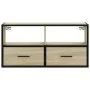 Mueble TV madera ingeniería y metal roble Sonoma 80x31x39,5 cm von , TV-Möbel - Ref: Foro24-848920, Preis: 49,56 €, Rabatt: %