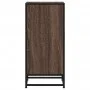 Aparador madera ingeniería y metal marrón roble 35,5x35x76 cm de , Aparadores - Ref: Foro24-848943, Precio: 55,12 €, Descuent...