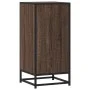 Aparador madera ingeniería y metal marrón roble 35,5x35x76 cm de , Aparadores - Ref: Foro24-848943, Precio: 55,12 €, Descuent...