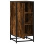 Aparador madera ingeniería y metal roble ahumado 35,5x35x76 cm von , Sideboards - Ref: Foro24-848941, Preis: 54,93 €, Rabatt: %