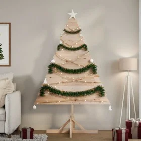 Árbol de Navidad de adorno madera maciza 180 cm by , Christmas trees - Ref: Foro24-4019702, Price: 47,67 €, Discount: %