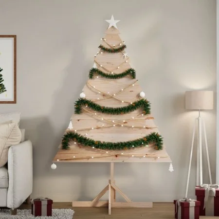 Árbol de Navidad de adorno madera maciza 180 cm by , Christmas trees - Ref: Foro24-4019702, Price: 47,67 €, Discount: %