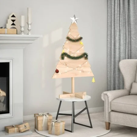 Árbol de Navidad de adorno madera maciza 110 cm by , Christmas trees - Ref: Foro24-4019700, Price: 31,82 €, Discount: %