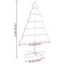 Árbol de Navidad de adorno madera maciza 110 cm von , Weihnachtsbäume - Ref: Foro24-4019700, Preis: 32,40 €, Rabatt: %