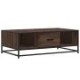 Mesa de centro madera ingeniería metal marrón 100x57x35 cm by , Coffee table - Ref: Foro24-848763, Price: 74,05 €, Discount: %