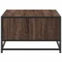 Mesa de centro madera ingeniería metal marrón 100x57x35 cm by , Coffee table - Ref: Foro24-848763, Price: 74,05 €, Discount: %
