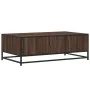 Mesa de centro madera ingeniería metal marrón 100x57x35 cm by , Coffee table - Ref: Foro24-848763, Price: 74,05 €, Discount: %