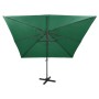 Ampelschirm mit Stange und grünen LED-Leuchten 300 cm von vidaXL, Sonnenschirme - Ref: Foro24-312345, Preis: 200,58 €, Rabatt: %