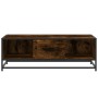 Mesa de centro madera ingeniería metal roble humo 100x57x35 cm von , Couchtisch - Ref: Foro24-848761, Preis: 72,75 €, Rabatt: %