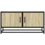 Mueble TV metal y madera ingeniería roble Sonoma 80x34,5x40 cm by , TV Furniture - Ref: Foro24-848825, Price: 52,51 €, Discou...