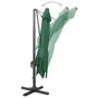 Cantilever umbrella with pole and green LED lights 300 cm by vidaXL, Umbrellas - Ref: Foro24-312345, Price: 198,60 €, Discoun...