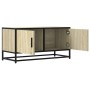 Mueble TV metal y madera ingeniería roble Sonoma 80x34,5x40 cm von , TV-Möbel - Ref: Foro24-848825, Preis: 53,26 €, Rabatt: %