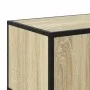 Mueble TV metal y madera ingeniería roble Sonoma 80x34,5x40 cm by , TV Furniture - Ref: Foro24-848825, Price: 52,51 €, Discou...