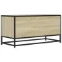 Mueble TV metal y madera ingeniería roble Sonoma 80x34,5x40 cm by , TV Furniture - Ref: Foro24-848810, Price: 61,53 €, Discou...