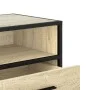 Mueble TV metal y madera ingeniería roble Sonoma 80x34,5x40 cm by , TV Furniture - Ref: Foro24-848810, Price: 61,53 €, Discou...