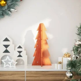Árbol de Navidad de adorno madera maciza pino marrón cera 49 cm by , Christmas trees - Ref: Foro24-858176, Price: 14,79 €, Di...