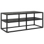 Schwarzer TV-Schrank mit schwarzem Marmorglas 100x40x40 cm von vidaXL, TV-Möbel - Ref: Foro24-322858, Preis: 99,64 €, Rabatt: %