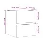 Armario de lavabo madera ingeniería gris hormigón 41x38,5x45 cm von , Badezimmermöbel - Ref: Foro24-856237, Preis: 39,72 €, R...