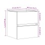 Armario de lavabo madera ingeniería gris hormigón 41x38,5x45 cm von , Badezimmermöbel - Ref: Foro24-856237, Preis: 40,32 €, R...
