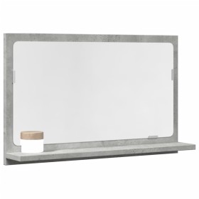 Espejo mueble baño madera ingeniería gris hormigón 60x11x37 cm von , Badezimmerwaschtische - Ref: Foro24-856192, Preis: 32,67...