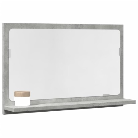 Espejo mueble baño madera ingeniería gris hormigón 60x11x37 cm von , Badezimmerwaschtische - Ref: Foro24-856192, Preis: 32,67...
