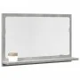 Espejo mueble baño madera ingeniería gris hormigón 60x11x37 cm de , Tocadores de baño - Ref: Foro24-856192, Precio: 32,20 €, ...
