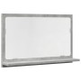 Espejo mueble baño madera ingeniería gris hormigón 60x11x37 cm von , Badezimmerwaschtische - Ref: Foro24-856192, Preis: 32,67...