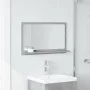 Espejo mueble baño madera ingeniería gris hormigón 60x11x37 cm de , Tocadores de baño - Ref: Foro24-856192, Precio: 32,20 €, ...