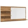 Espejo mueble baño madera ingeniería roble artisan 90x11x45 cm de , Tocadores de baño - Ref: Foro24-856263, Precio: 42,73 €, ...