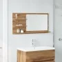 Espejo mueble baño madera ingeniería roble artisan 90x11x45 cm de , Tocadores de baño - Ref: Foro24-856263, Precio: 42,73 €, ...