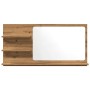 Espejo mueble baño madera ingeniería roble artisan 90x11x45 cm by , bathroom vanities - Ref: Foro24-856263, Price: 40,52 €, D...
