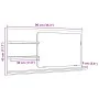 Espejo mueble baño madera ingeniería roble artisan 90x11x45 cm de , Tocadores de baño - Ref: Foro24-856263, Precio: 42,73 €, ...
