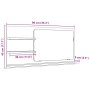 Espejo mueble baño madera ingeniería roble artisan 90x11x45 cm by , bathroom vanities - Ref: Foro24-856263, Price: 40,52 €, D...