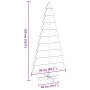 Árbol de Navidad de madera de adorno madera maciza pino 180 cm by , Christmas trees - Ref: Foro24-858195, Price: 51,90 €, Dis...