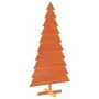 Árbol Navidad de adorno madera maciza pino marrón cera 180 cm by , Christmas trees - Ref: Foro24-858197, Price: 44,61 €, Disc...